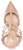 (W) Valentino Kulit Berkilat 'Simple Comfort Nude Kitten Heels'. 3W0S0375YPXGF9