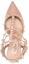 Shop (W) Valentino Kulit Berkilat 'Simple Comfort Nude Kitten Heels'. 3W0S0375YPXGF9