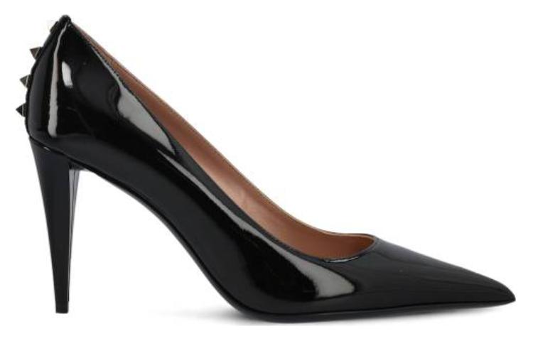 (W) Valentino Patent Leather Black 'Fashion Slip-On Stiletto' 圖 2