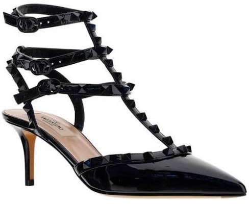 (Women) Valentino Patent Leather Buckle Sandal 'Black Fashion' 1W0S0375YPX0NO Lookbook (Women) Valentino Patent Leather Buckle Sandal 'Black Fashion' 1W0S0375YPX0NO