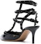 Shop (Women) Valentino Patent Leather Buckle Sandal 'Black Fashion' 1W0S0375YPX0NO