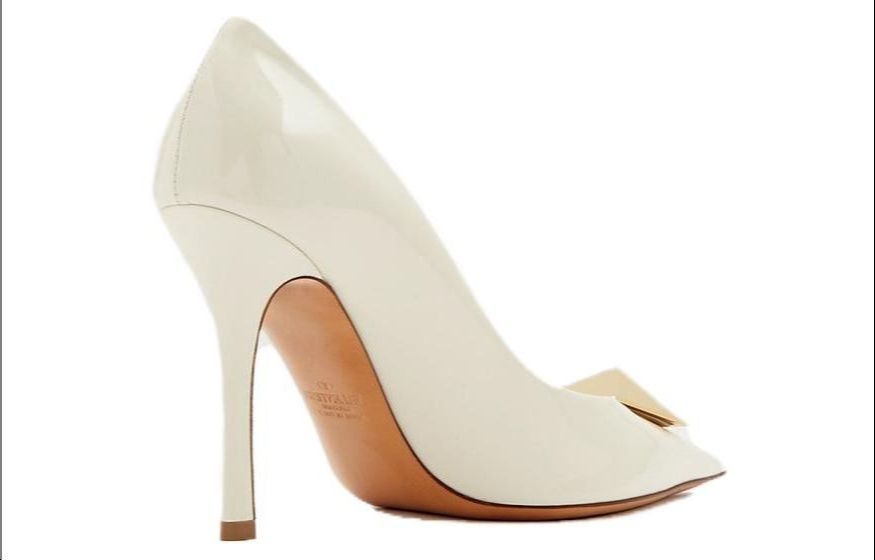 (W) Valentino Patent Leather High Heel 'Beige' 圖 4