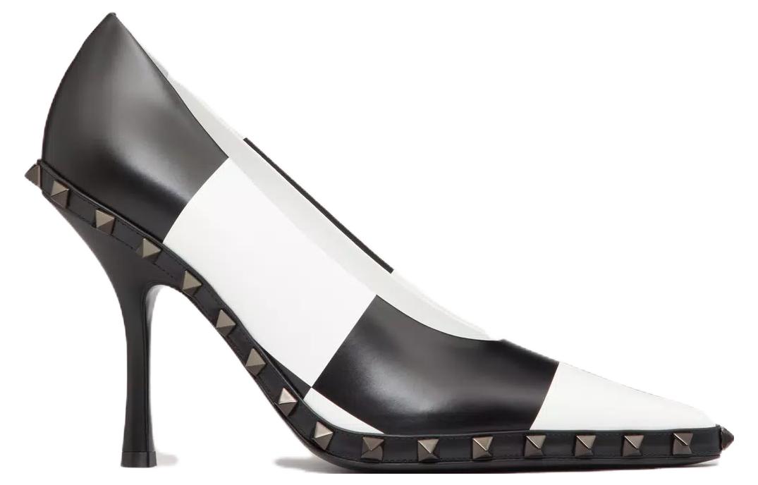 (W) Valentino Pointed-Toe Stiletto High Heels 'Black 10cm' 圖 2