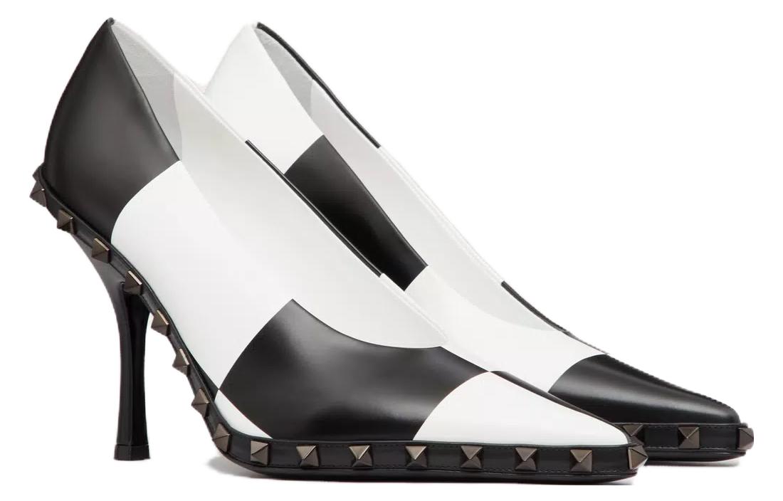 (W) Valentino Pointed-Toe Stiletto High Heels 'Black 10cm' 圖 3