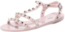 Order (W) ヴァレンティノ PVC フラットサンダル (ピンク) RW2S0H38PVSW34