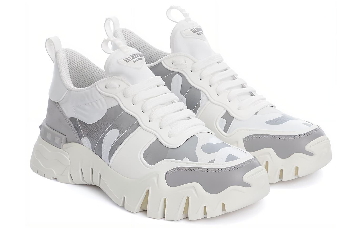 (W) Valentino Rockrunner Plus Low 'White Silver Grey' 圖 3