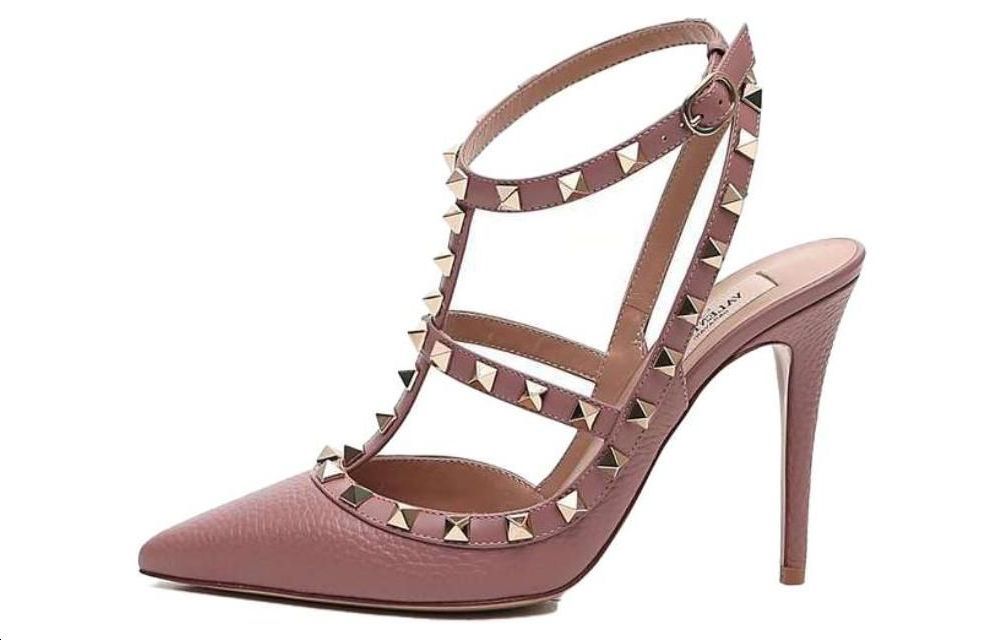 (W) Valentino Rockstud 'Bean Paste Pink'