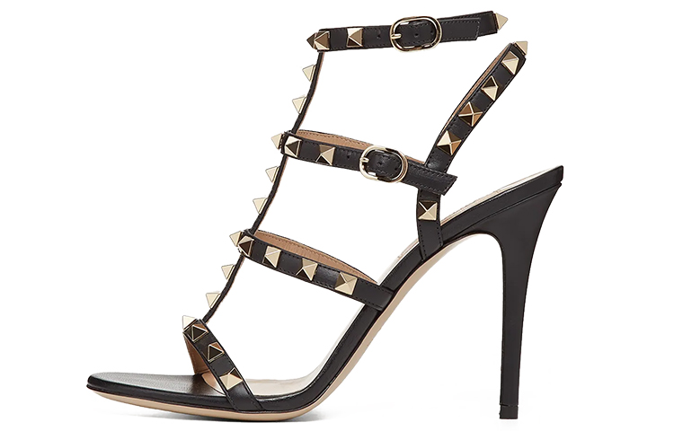 (W) Valentino Rockstud 'Black'