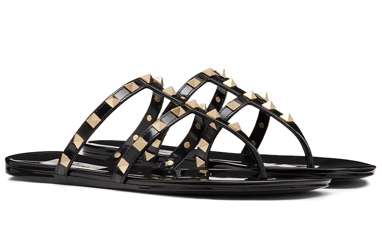 Order (W) Valentino Rockstud ''Sandali Moda Neri'' WW2S0T84PVS0NO