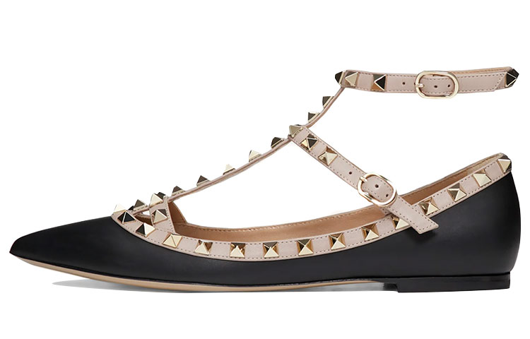 (Women) Valentino Rockstud 'Black Gold' SW2S0376VODN91