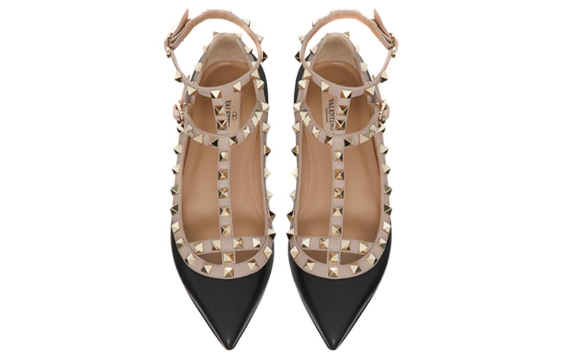 Shop (W) Valentino Rockstud ''Noir Or'' SW2S0376VODN91