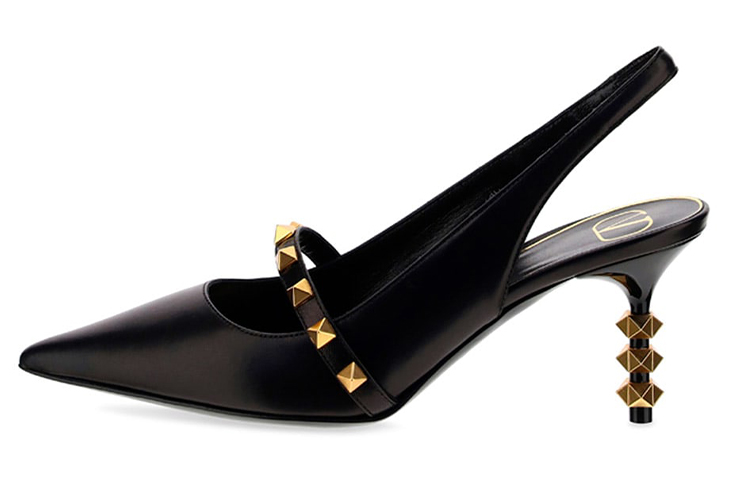 (W) Valentino Rockstud 'Black Gold'