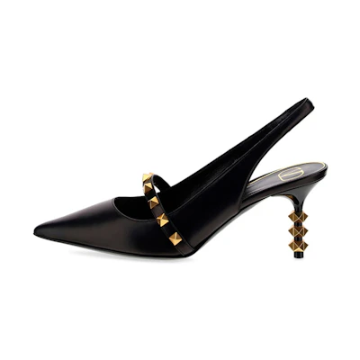 (W) Valentino Rockstud 'Black Gold'