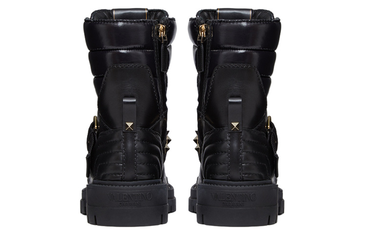 (W) Valentino Rockstud 'Black Lace-Up Ankle Boot' 圖 5