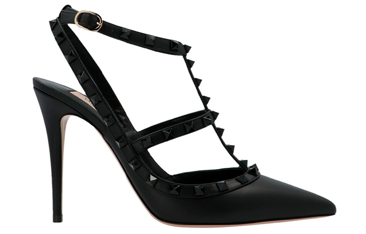 (W) Valentino Rockstud 'Black Leather' 圖 3
