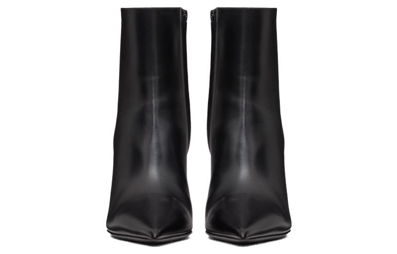 (W) Valentino Rockstud 'Black Leather Ankle Boot' 圖 2