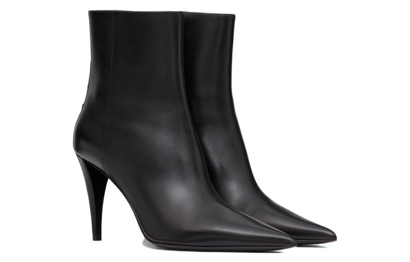 (W) Valentino Rockstud 'Black Leather Ankle Boot' 圖 3