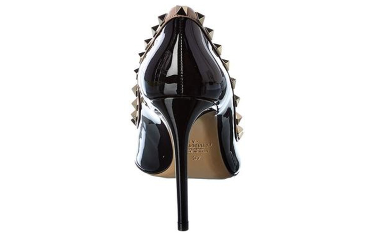 (W) Valentino Rockstud 'Black Patent Leather' 圖 4