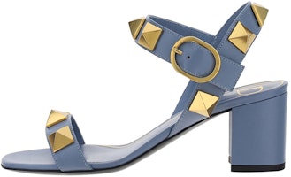 (Women) Valentino Rockstud 'Blue Open-Toe High Heels' WW2S0CR2ZWM56Y (Women) Valentino Rockstud 'Blue Open-Toe High Heels' WW2S0CR2ZWM56Y