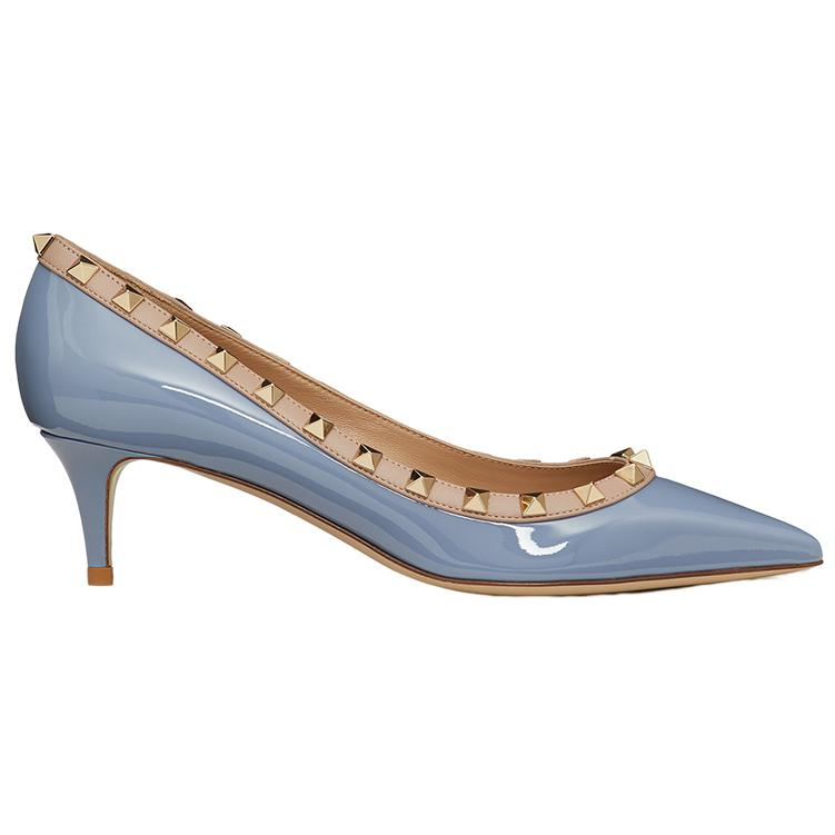 (W) Valentino Rockstud 'Blue Patent Leather' 圖 2