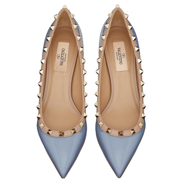 (W) Valentino Rockstud 'Blue Patent Leather' 圖 4