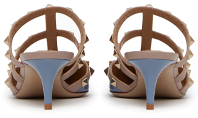 (W) Valentino Rockstud 蓝色漆皮尖头拖鞋 VW2S0V23VNWLQ7 Shop (W) Valentino Rockstud 蓝色漆皮尖头拖鞋 VW2S0V23VNWLQ7