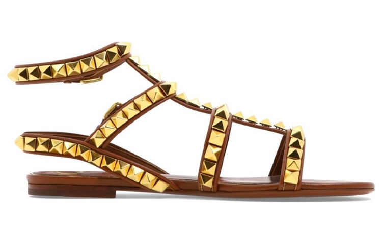 (W) Valentino Rockstud 'Brown Leather Buckle' 圖 2