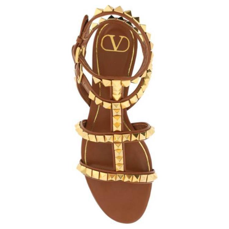 (W) Valentino Rockstud 'Brown Leather Buckle' 圖 4