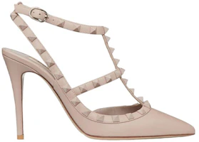 Order (W) Valentino Rockstud 'Tacón Aguja con Hebilla en Cuero Marrón' 2W2S0393VB8P45