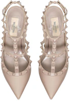 Shop (W) Valentino Rockstud 'Tacón Aguja con Hebilla en Cuero Marrón' 2W2S0393VB8P45