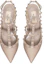 Shop (W) 발렌티노 락스터드 브라운 스틸레토 2W2S0393VB8P45