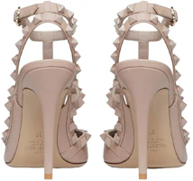 Purchase (W) Valentino Rockstud 'Tacón Aguja con Hebilla en Cuero Marrón' 2W2S0393VB8P45
