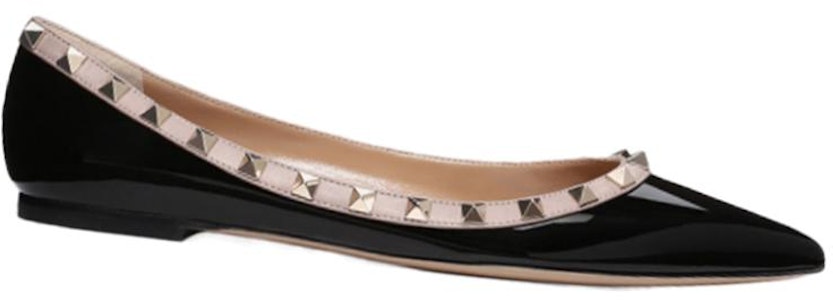 (W) 발렌티노 락스터드 '블랙 플랫' ZW2S0403VNWN91 Shop (W) 발렌티노 락스터드 '블랙 플랫' ZW2S0403VNWN91