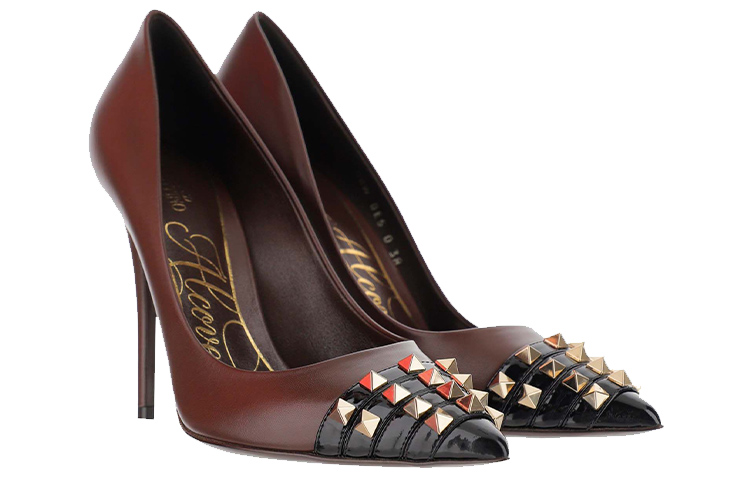(W) Valentino Rockstud 'Deep Brown' 圖 2