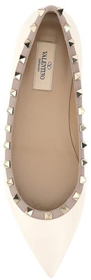 (Women) Valentino Rockstud 'Elegant Beige Matte Pointed Flat' VW2S0403VODL62 Lookbook (Women) Valentino Rockstud 'Elegant Beige Matte Pointed Flat' VW2S0403VODL62
