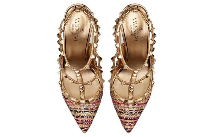 (W) Valentino Rockstud 'Gold' 圖 4
