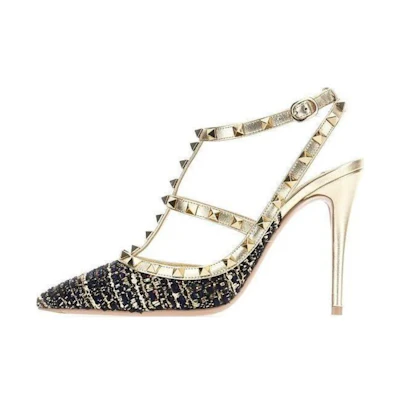 (W) Valentino Rockstud 'Gold'