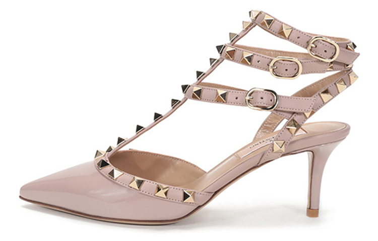 (W) Valentino Rockstud 'Grey Pink'