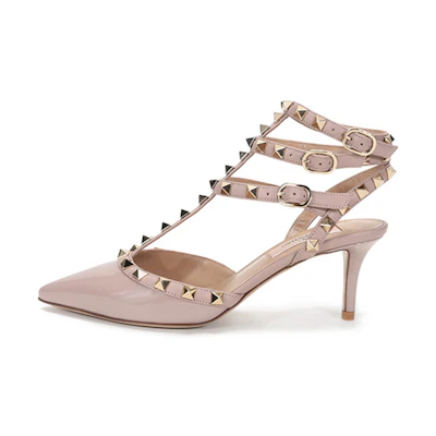 (W) Valentino Rockstud 'Grey Pink'