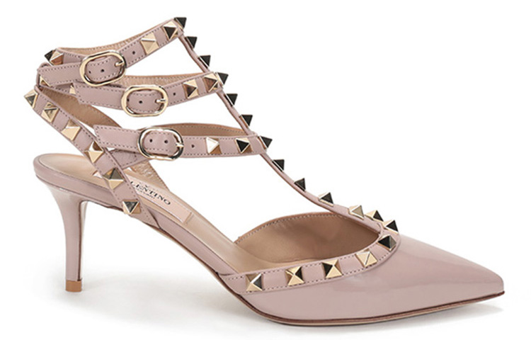 (W) Valentino Rockstud 'Grey Pink' 圖 2
