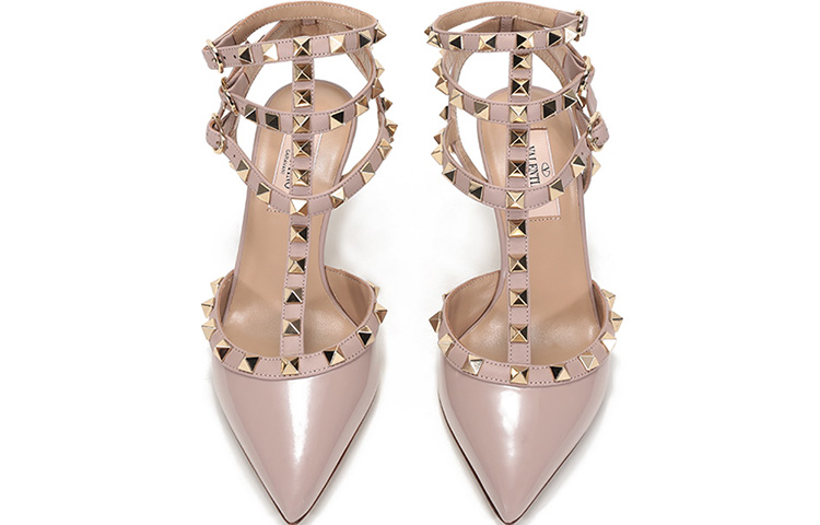 (W) Valentino Rockstud 'Grey Pink' 圖 4