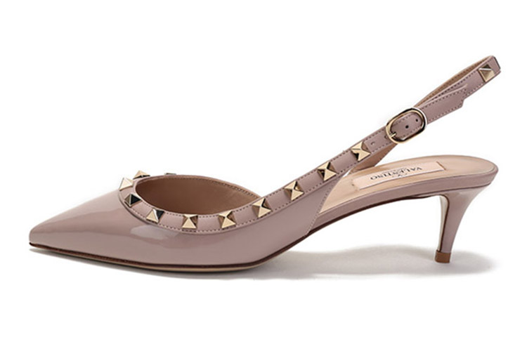 (W) Valentino Rockstud 'Grey Pink'