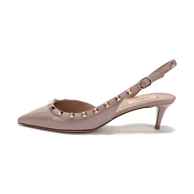 (W) Valentino Rockstud 'Grey Pink'