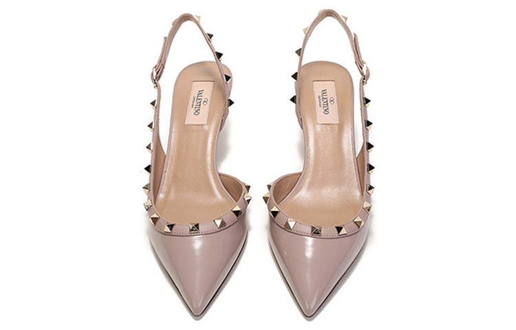 (W) Valentino Rockstud 'Grey Pink' 圖 4