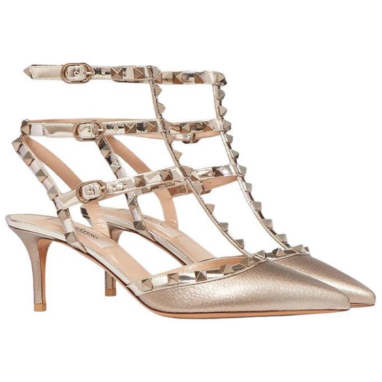 (W) Valentino Rockstud 'Light Gold' 圖 3