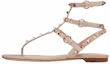 Buy (W) Valentino Rockstud 粉色T字带凉鞋 VW2S0812VODP45