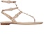 (Women) Valentino Rockstud 'Light Pink T-Strap Sandal' VW2S0812VODP45