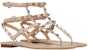 (Women) Valentino Rockstud 'Light Pink T-Strap Sandal' VW2S0812VODP45