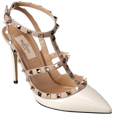 (Women) Valentino Rockstud 'Pale Pink Buckle Stiletto' WW2S0393VNWL62 Shop (Women) Valentino Rockstud 'Pale Pink Buckle Stiletto' WW2S0393VNWL62