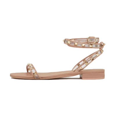 (W) Valentino Rockstud 'Pink Buckle'